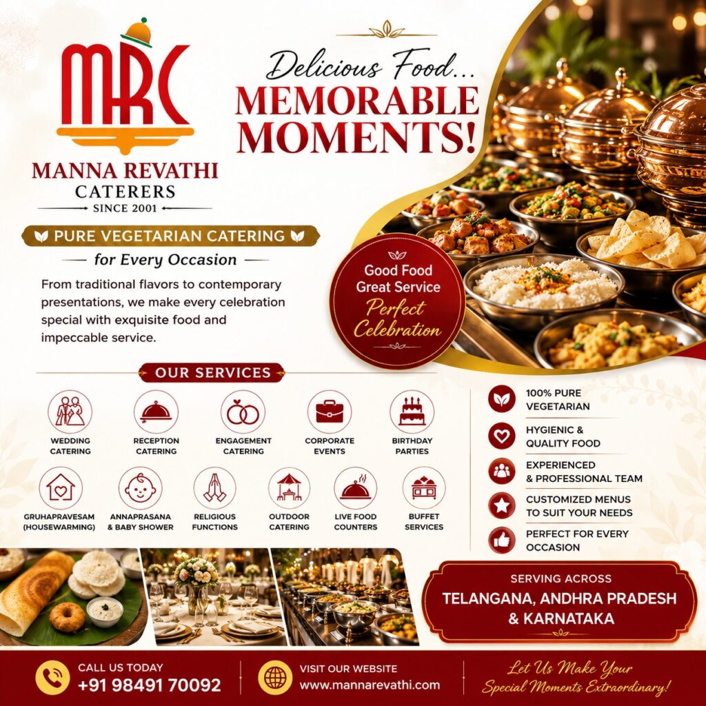 Best Wedding Catering Company in Hyderabad